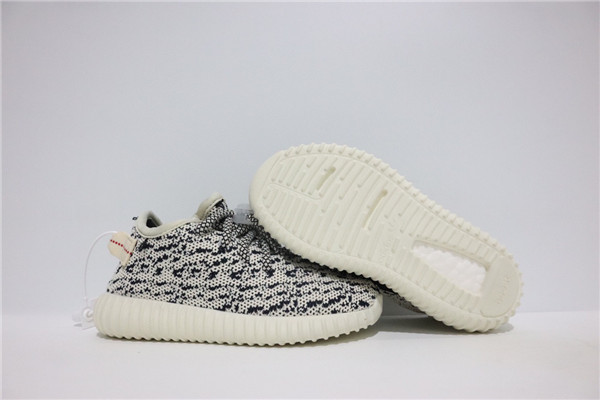 Youth Running Weapon Yeezy 350 Black Shoes 007